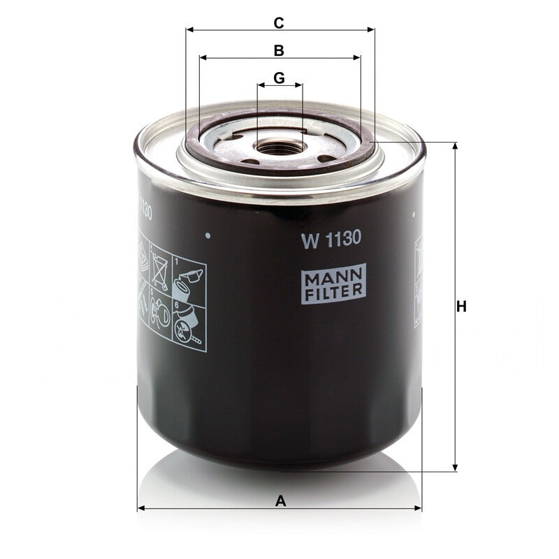 MANN FILTER Motorölfilter W 1130 MANN FILTER