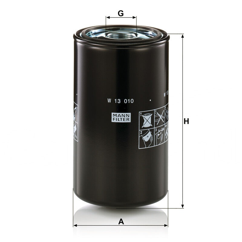 MANN FILTER Schmieroelwechselfilter W 13010 MANN FILTER
