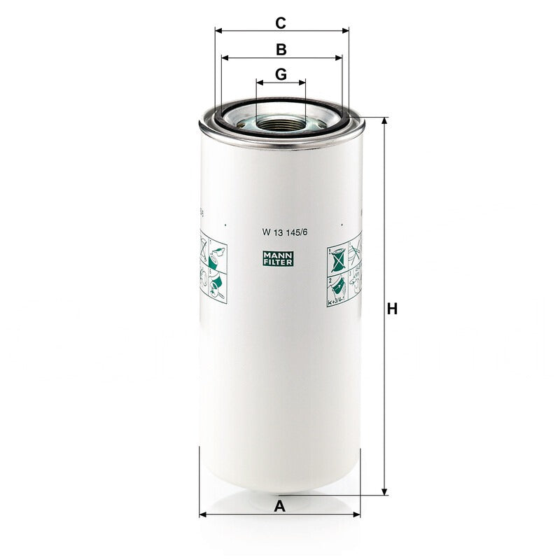 MANN FILTER Motorölfilter W 13145/6 MANN FILTER