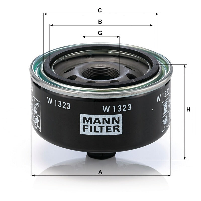 MANN FILTER Motorölfilter W 1323 MANN FILTER