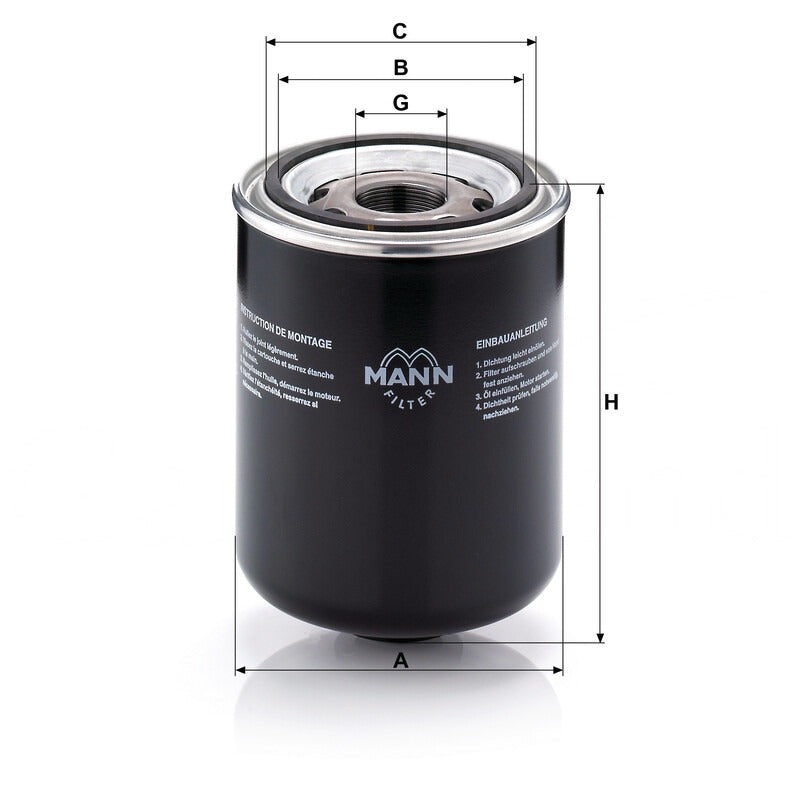 MANN FILTER Ölfilter W 1374/5 MANN FILTER