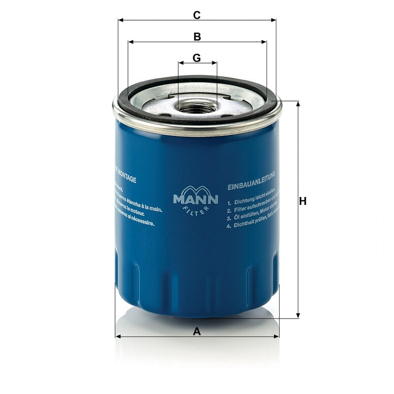 MANN FILTER Ölfilter W 712/15 MANN FILTER
