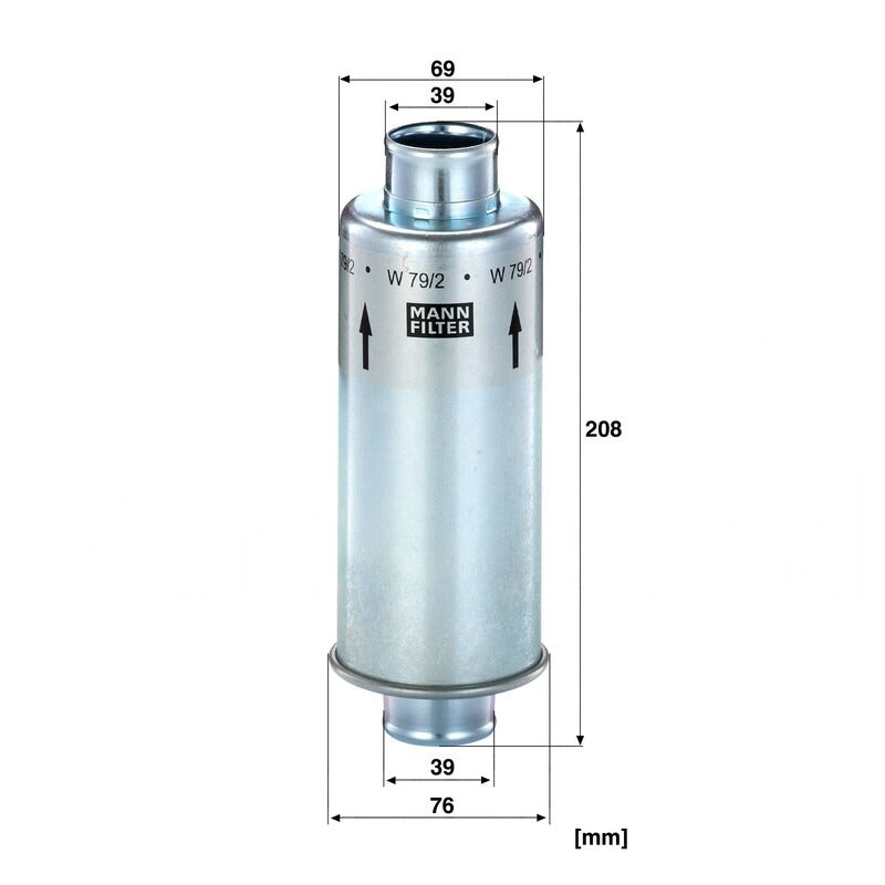 MANN FILTER Hydraulikölfilter W 79/2 MANN FILTER