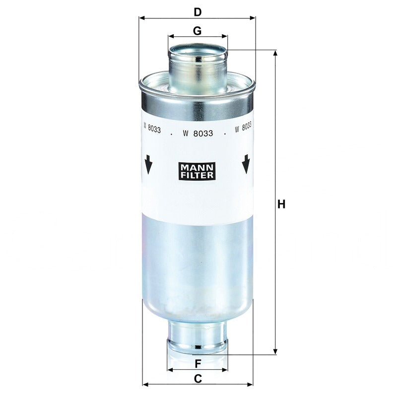 MANN FILTER Oelfilter W 8033 MANN FILTER