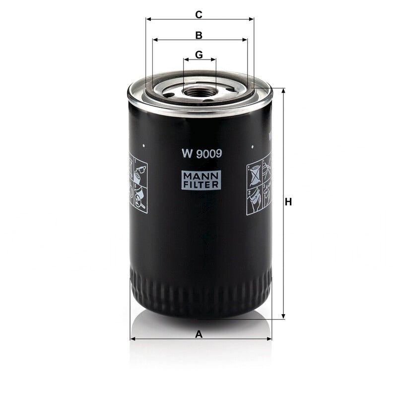MANN FILTER Ölfilter W 9009 MANN FILTER