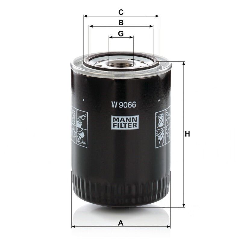 MANN FILTER Ölfilter W 9066 MANN FILTER