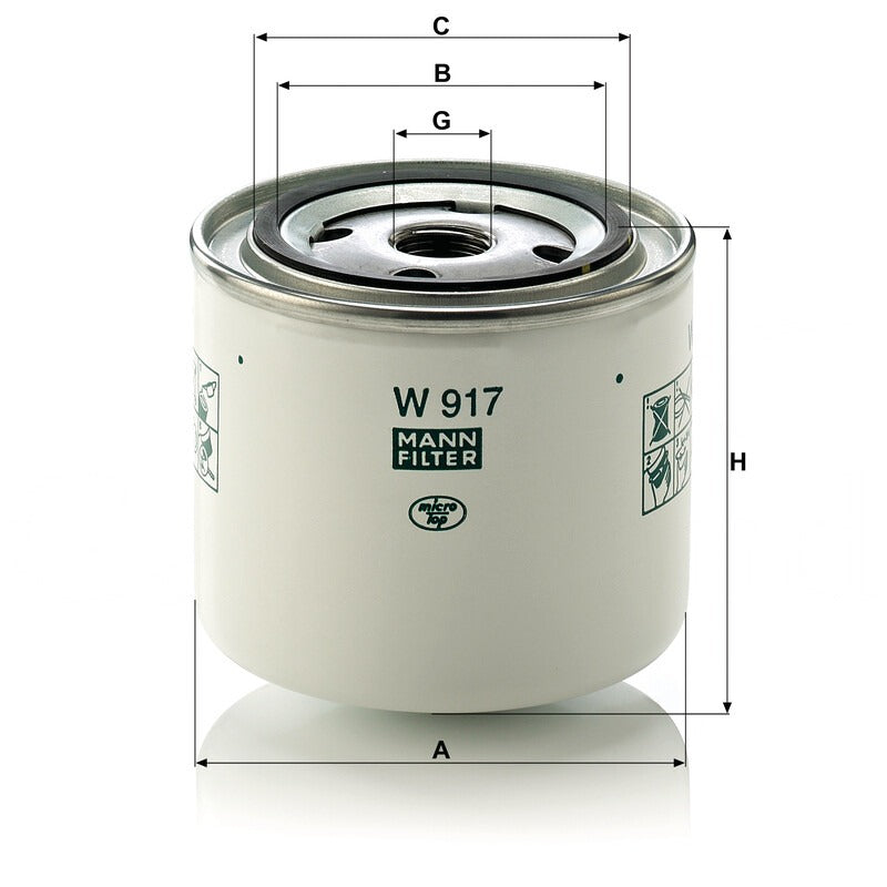 MANN FILTER Motorölfilter W 917 MANN FILTER