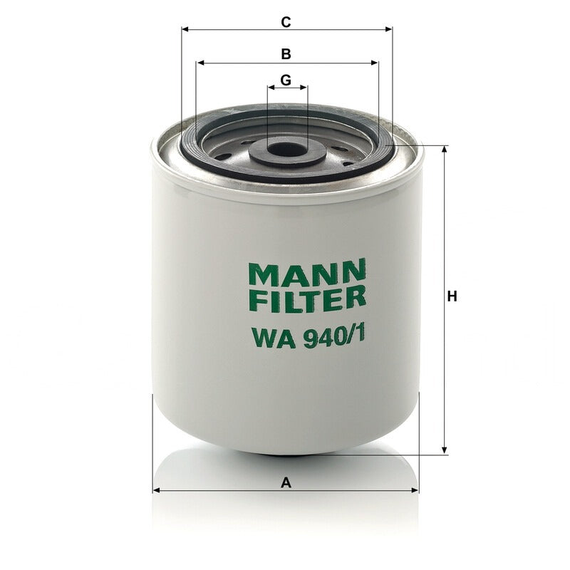 MANN FILTER Kühlflüssigkeitsfilter WA 940/1 MANN FILTER