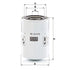 MANN FILTER Hydraulikfilter WD 10019 MANN FILTER