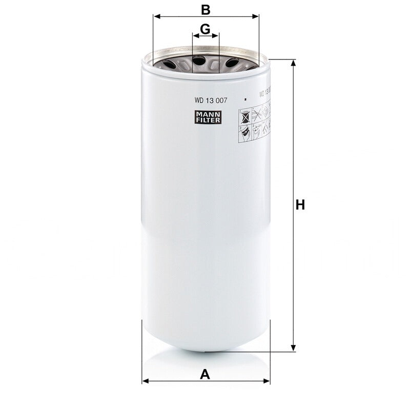 MANN FILTER Hydraulikfilter WD 13007X MANN FILTER