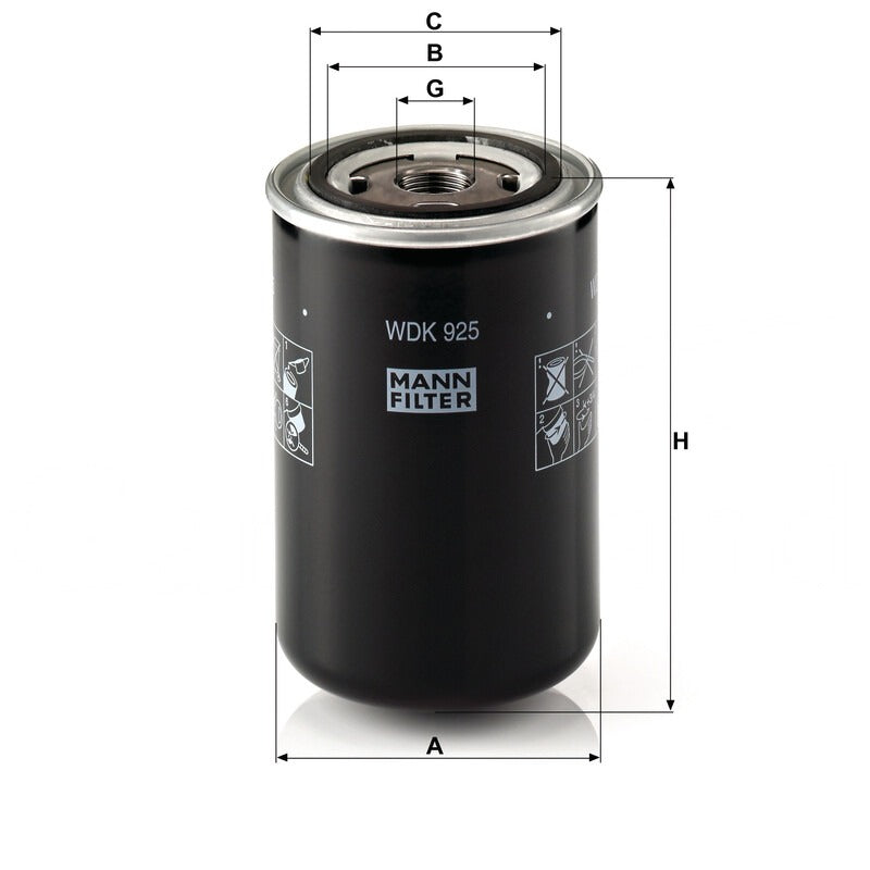 MANN FILTER Kraftstofffilter WDK 925 MANN FILTER