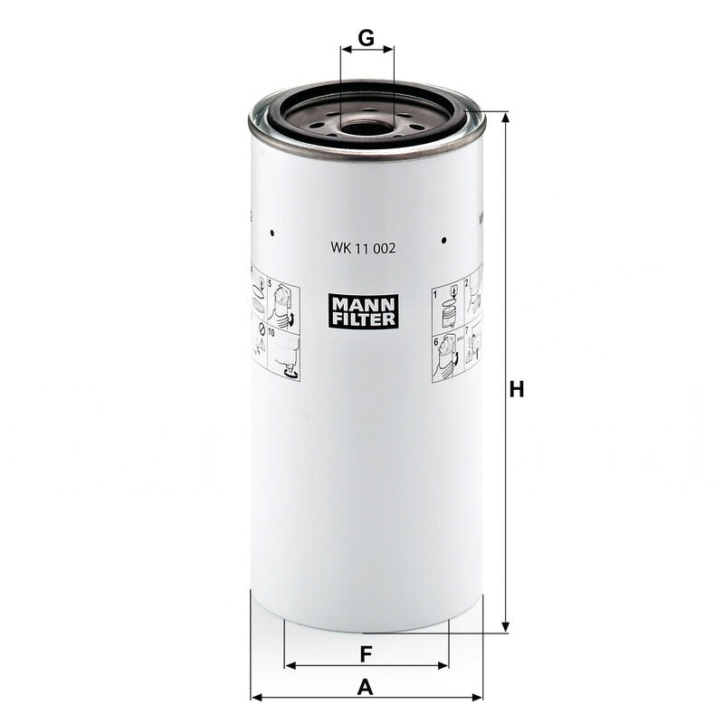 MANN FILTER Kraftstofffilter WK 11002X MANN FILTER