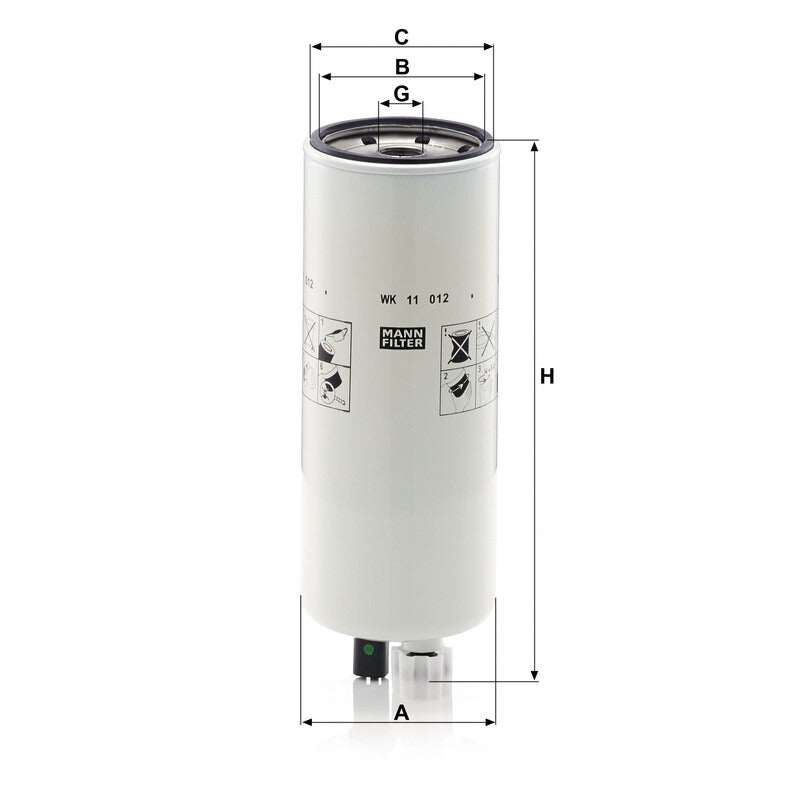 MANN FILTER Kraftstofffilter WK 11012 MANN FILTER