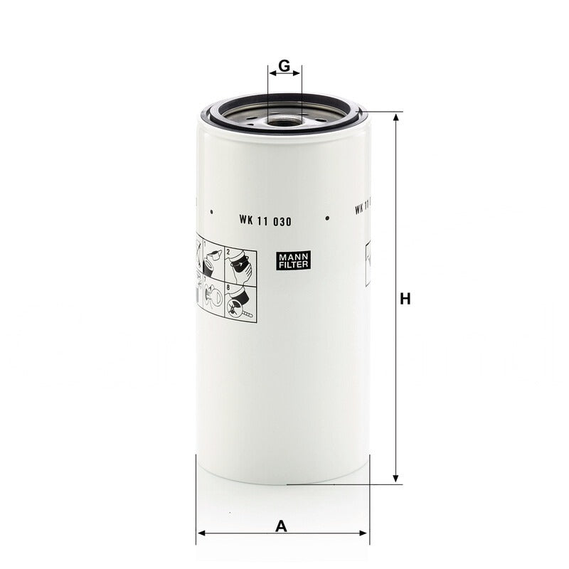 MANN FILTER Kraftstofffilter WK 11030X MANN FILTER