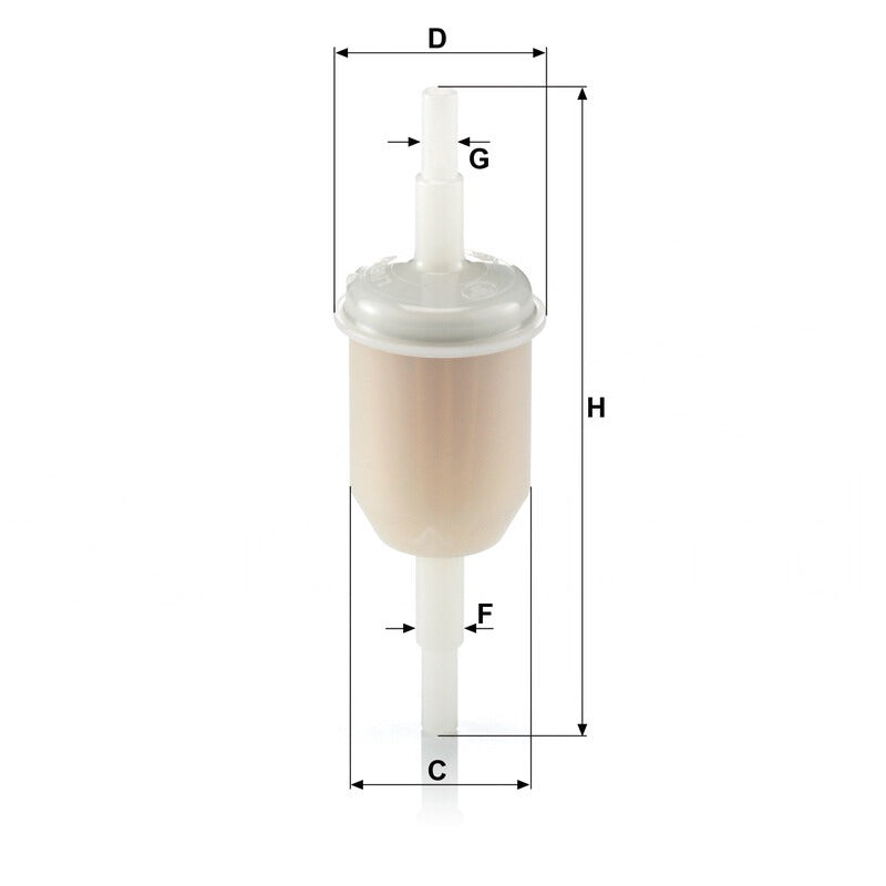 MANN FILTER Kraftstofffilter WK 31/2 MANN FILTER