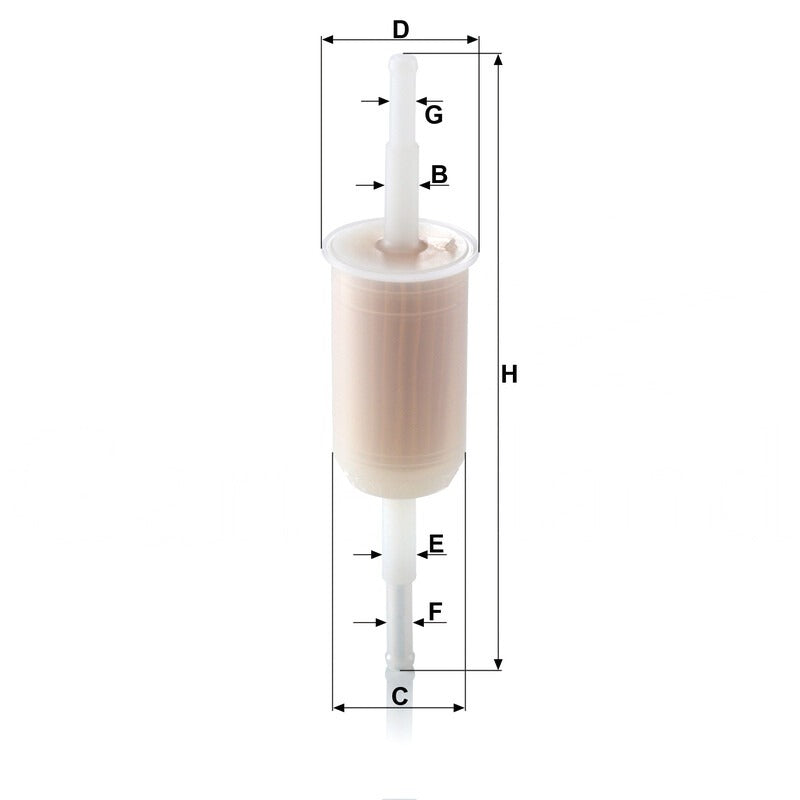 MANN FILTER Kraftstofffilter Papierfilter WK 32 MANN FILTER