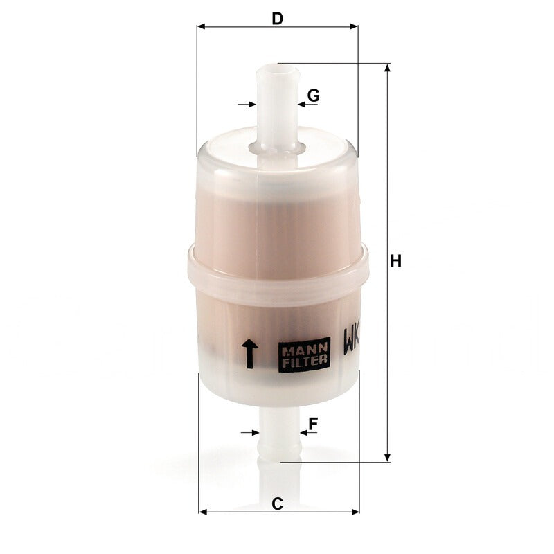 MANN FILTER Kraftstofffilter Papierfilter WK 32/7 MANN FILTER