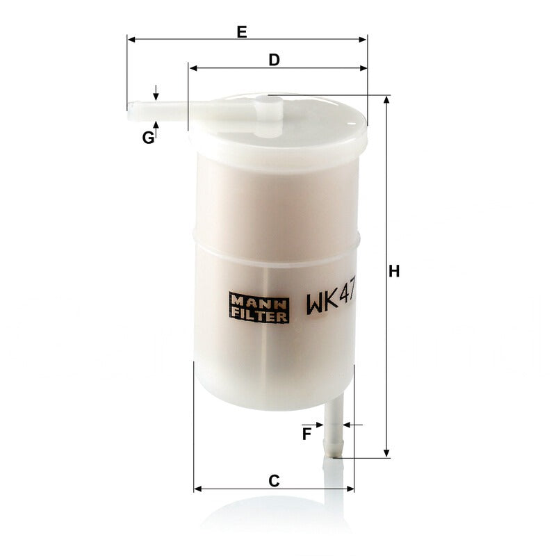 MANN FILTER Kraftstofffilter WK 47 MANN FILTER
