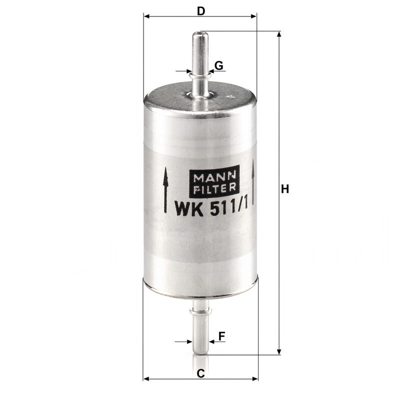 MANN FILTER Kraftstofffilter WK 511/1 MANN FILTER