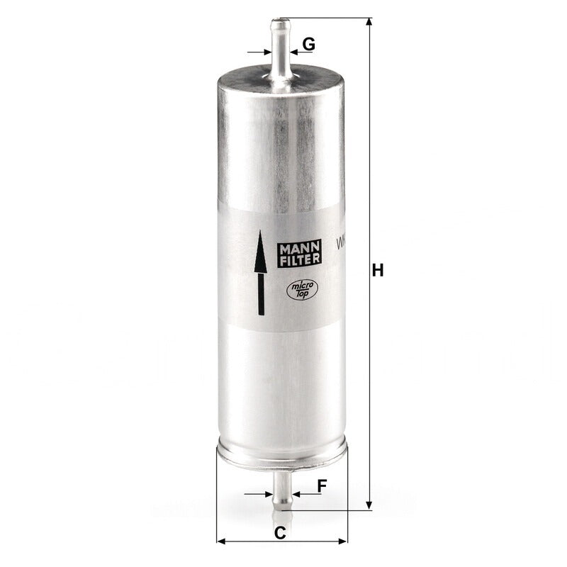 MANN FILTER Kraftstofffilter WK 516 MANN FILTER