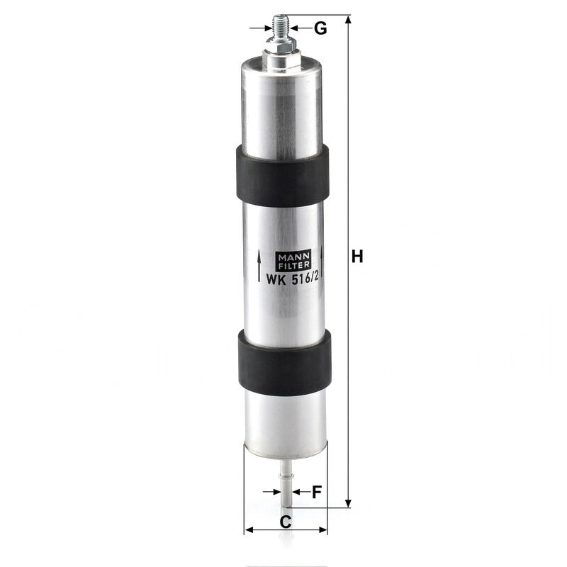 MANN FILTER Kraftstofffilter WK 516/2 MANN FILTER