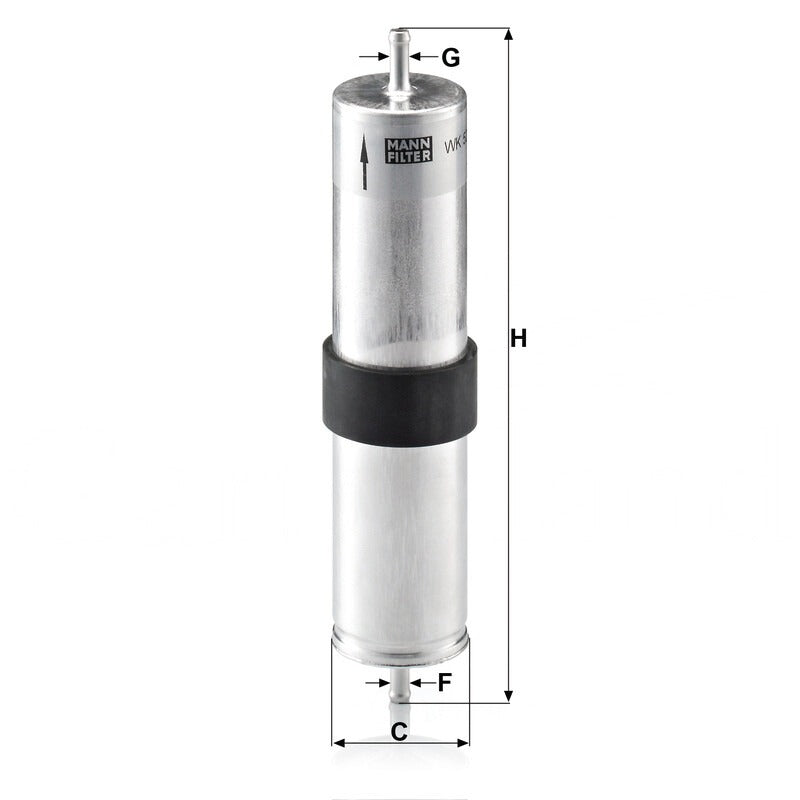 MANN FILTER Kraftstofffilter WK 521/4 MANN FILTER