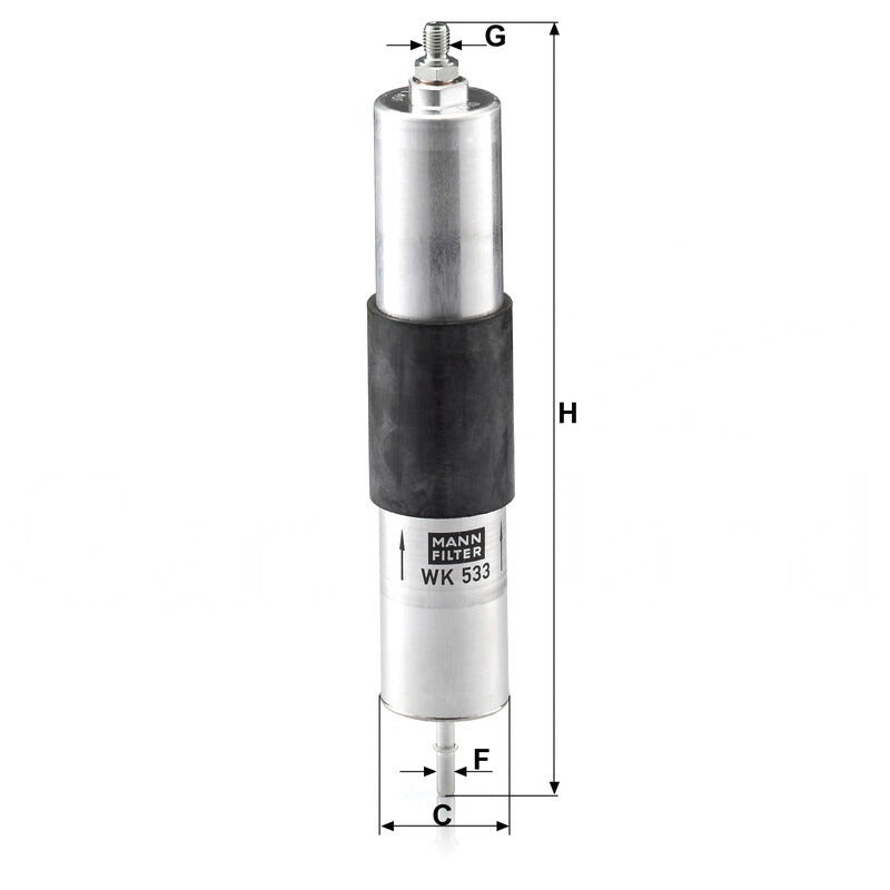 MANN FILTER Kraftstofffilter WK 533 MANN FILTER