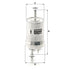 MANN FILTER Kraftstofffilter WK 59X MANN FILTER