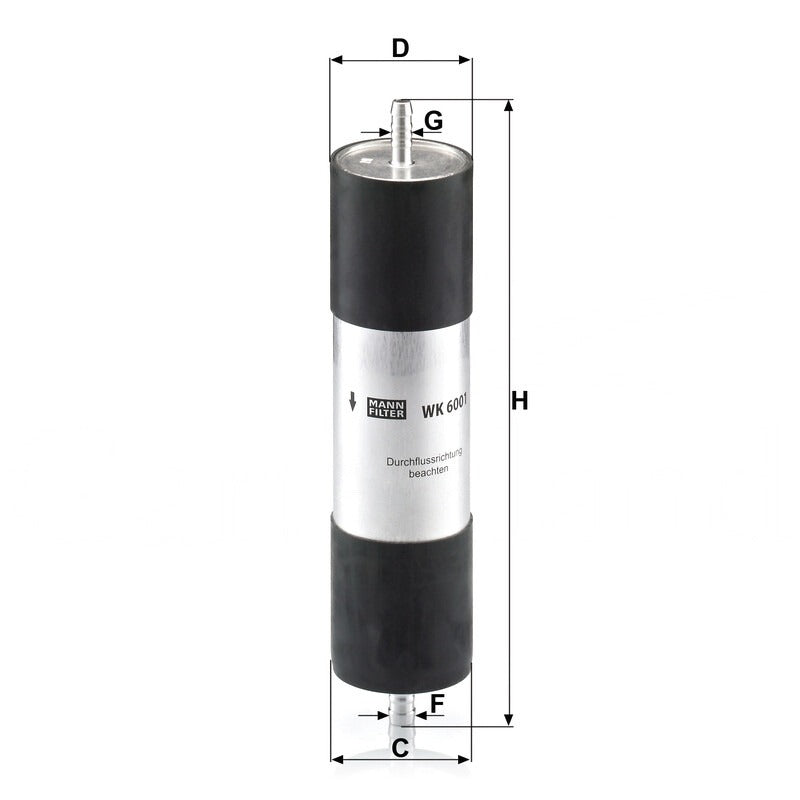 MANN FILTER Kraftstofffilter WK 6001 MANN FILTER