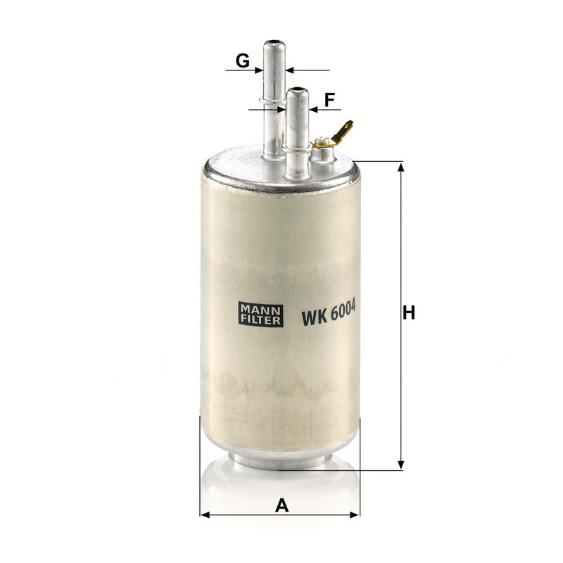 MANN FILTER Kraftstoffwechselfilter WK 6004 MANN FILTER