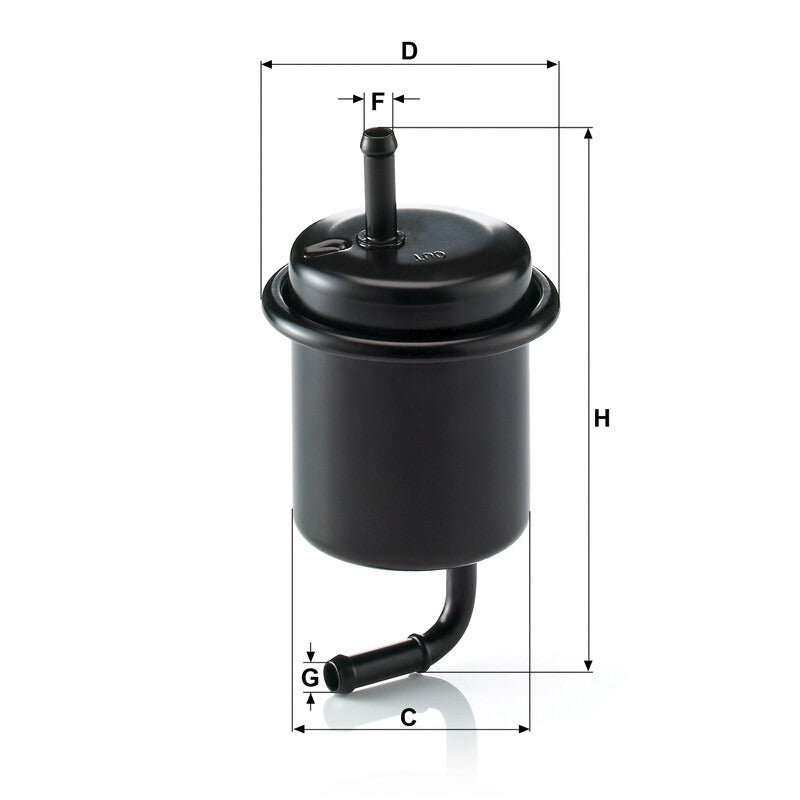 MANN FILTER Kraftstofffilter WK 614/47 MANN FILTER