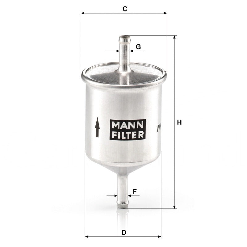 MANN FILTER Kraftstofffilter WK 66 MANN FILTER