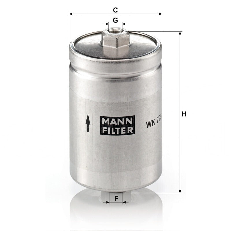 MANN FILTER Kraftstofffilter WK 725 MANN FILTER