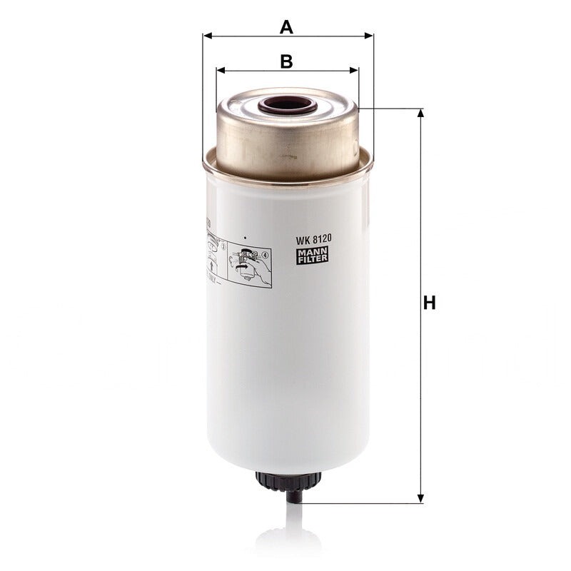 MANN FILTER Kraftstofffilter WK 8120 MANN FILTER