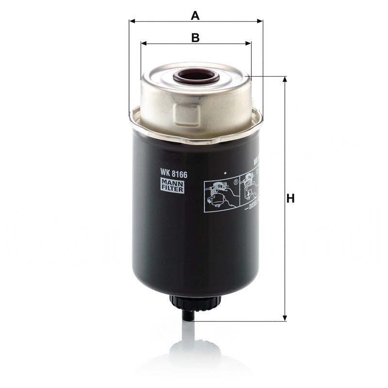 MANN FILTER Kraftstofffilter WK 8166 MANN FILTER