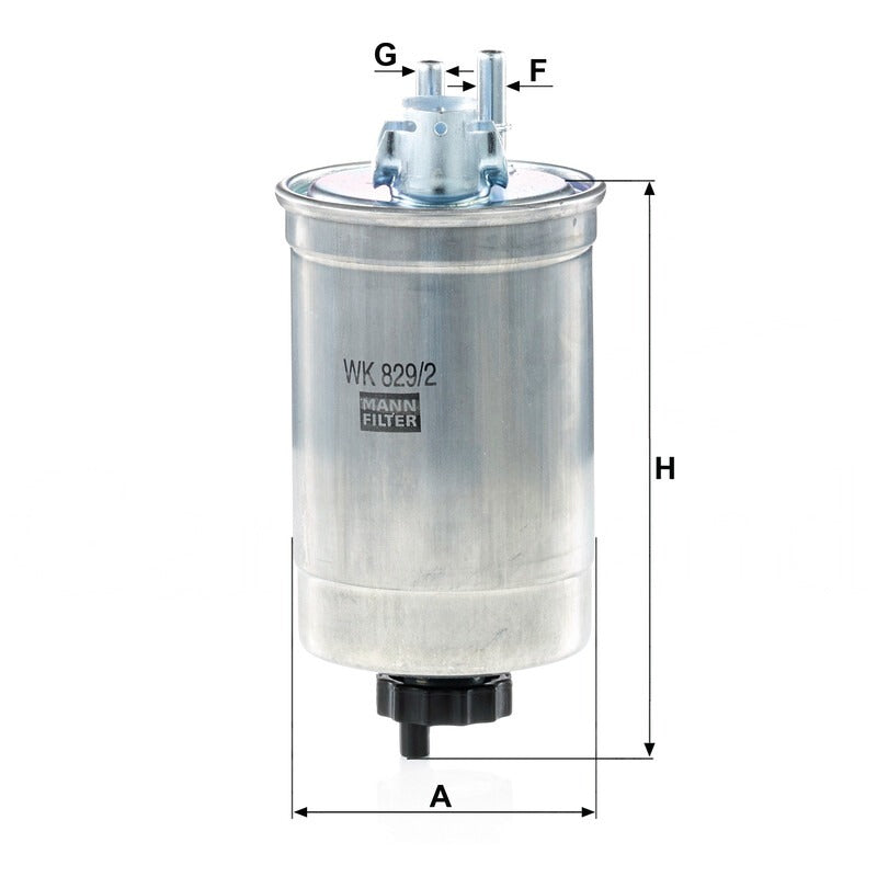 MANN FILTER Kraftstofffilter WK 829/2 MANN FILTER