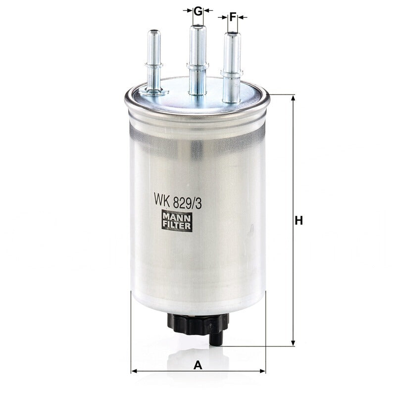 MANN FILTER Kraftstofffilter WK 829/3 MANN FILTER