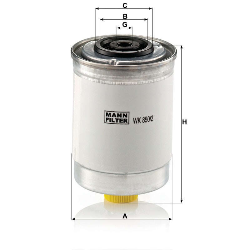 MANN FILTER Kraftstofffilter WK 850/2 MANN FILTER