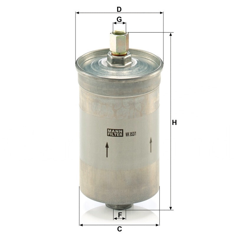 MANN FILTER Kraftstofffilter WK 853/1 MANN FILTER