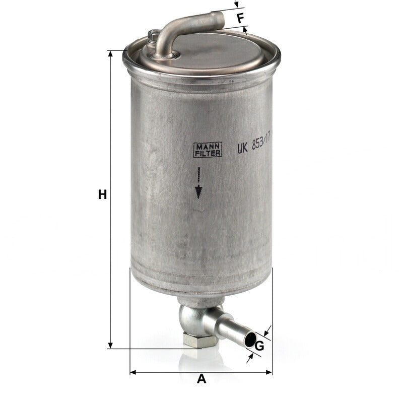 MANN FILTER Kraftstofffilter WK 853/17 MANN FILTER