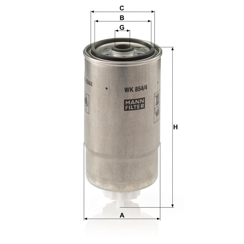 MANN FILTER Kraftstofffilter WK 854/4 MANN FILTER