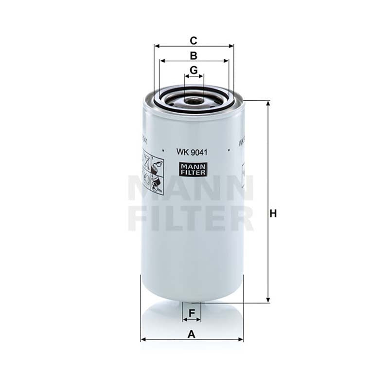 MANN FILTER Kraftstofffilter WK 9041X MANN FILTER