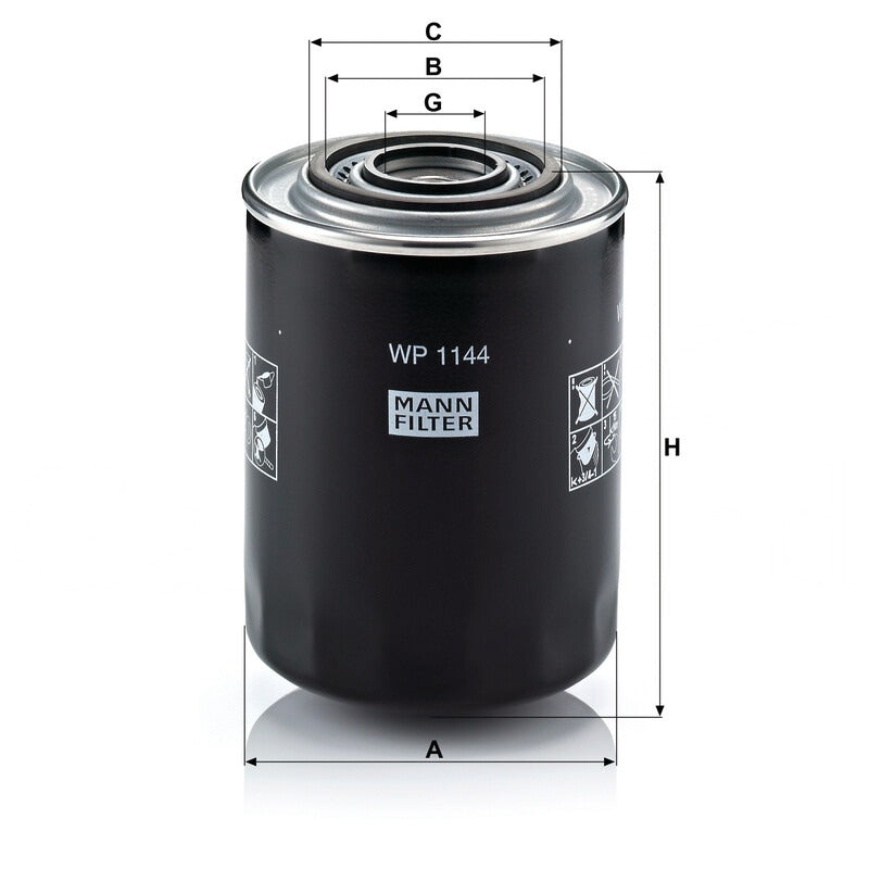 MANN FILTER Motorölfilter WP 1144 MANN FILTER