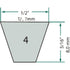GRANIT by PIX Keilriemen – 20" Zoll
