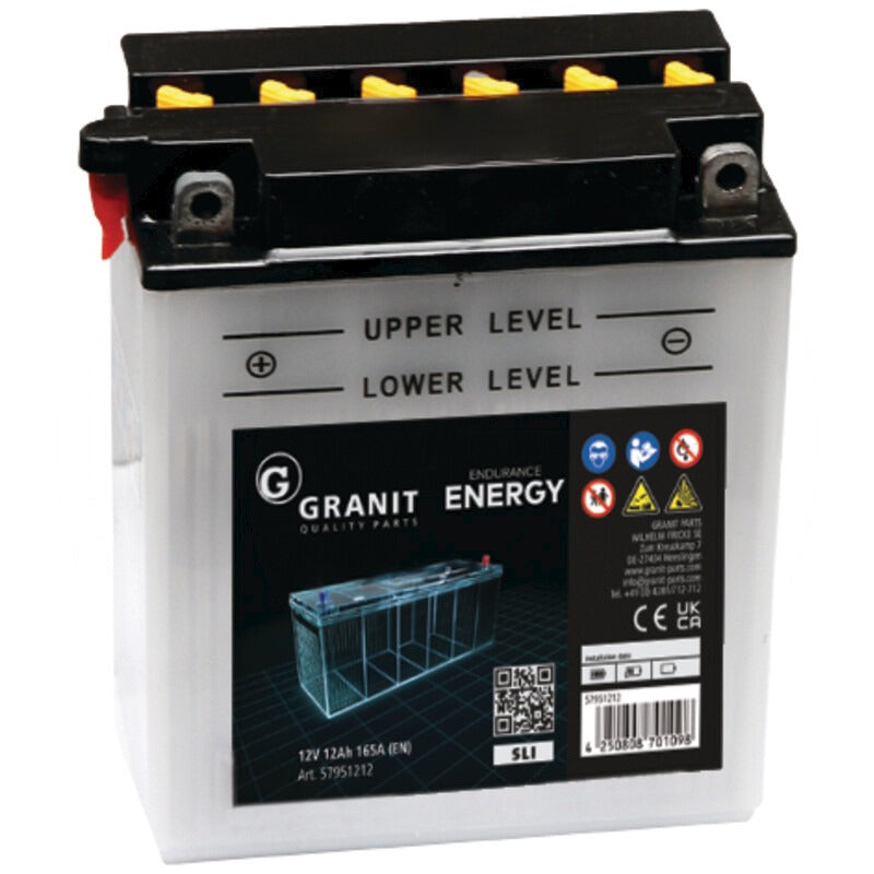 GRANIT ENDURANCE ENERGY Batterie 12 V / 12 Ah Kaltstartleistung EN (A) 120