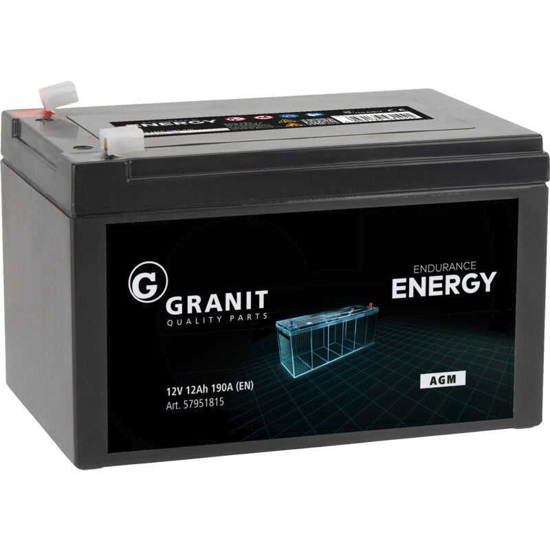 GRANIT ENDURANCE ENERGY Batterie 12 V / 12 Ah Kaltstartleistung EN (A) 190