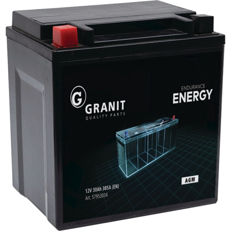 GRANIT ENDURANCE ENERGY Batterie 12 V / 30 Ah Gewicht 8,85 kg