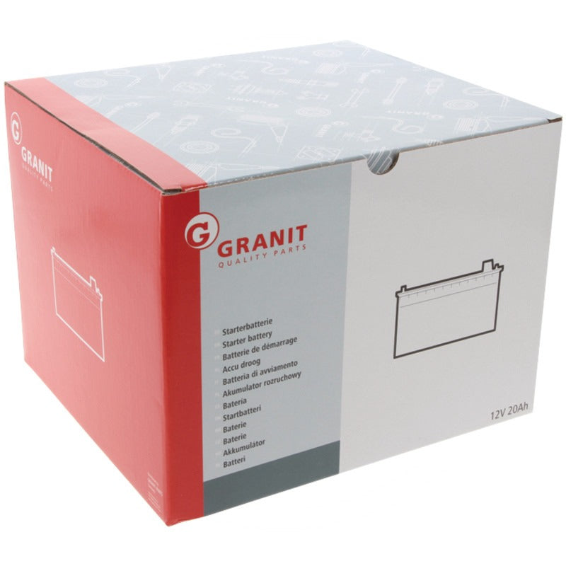 GRANIT ENDURANCE ENERGY Batterie 12 V / 20 Ah Abmessungen L x B x H (mm) 205 x 90 x 17 – Bild 2