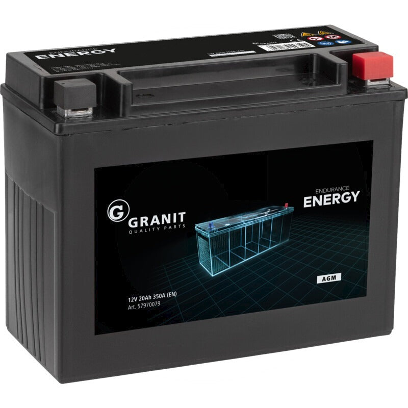GRANIT ENDURANCE ENERGY Batterie AGM 12 V / 20 Ah