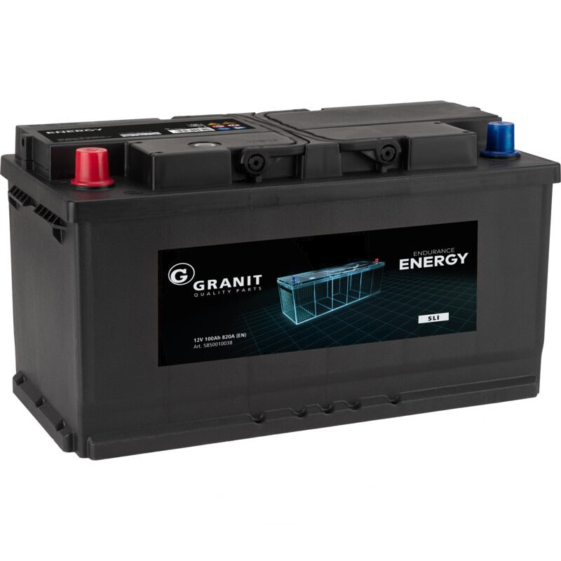 GRANIT ENDURANCE ENERGY Batterie 12 V / 100 Ah – 353 mm – 47370942
